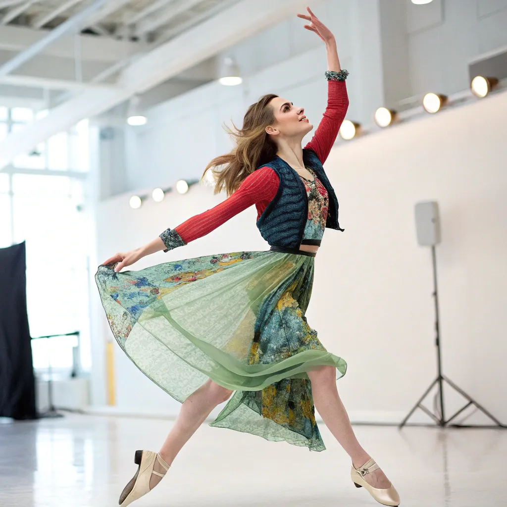 Emma Roberts dancing